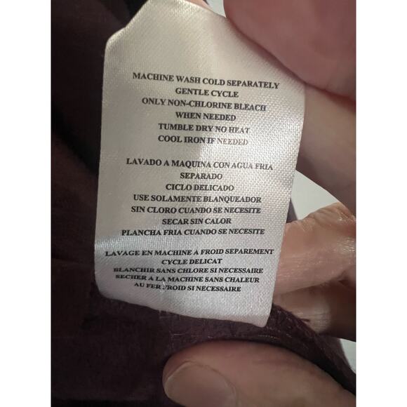 Kut from the Kloth Jacket Women's XS Burgundy Tayanita Faux Suede Blazer - Picture 6 of 6